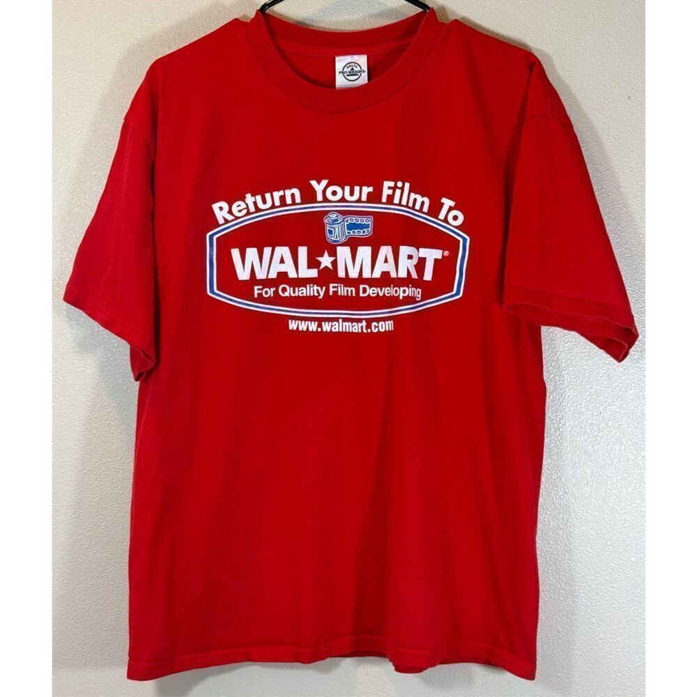 Vintage Delta Pro Weight Walmart Quality Film Developing Retro T-Shirt Unisex L